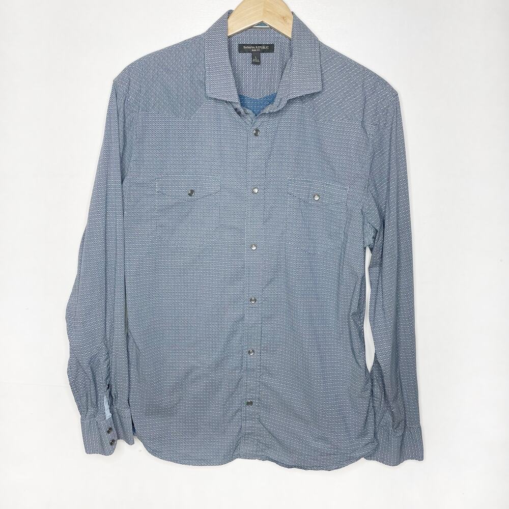 BANANA REPUBLIC Blue Dress Shirt